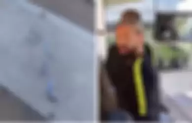 Viral video trofi Manchester City hancur setelah jatuh dari balkon