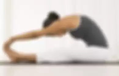 Woman practicing yoga