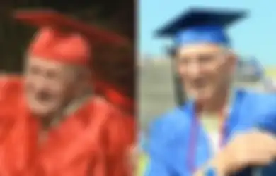 Penuhi Mimpinya, Dua Veteran Perang Berusia 95 dan 85 Tahun Akhirnya Lulus SMA