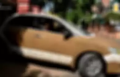 Viral video wanita yang melumuri mobilnya dengan kotoran sapi. 