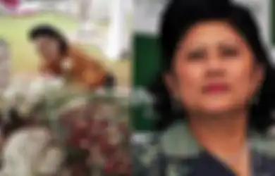 Usai Ani Yudhoyono Dimakamkan, Seorang Wanita yang Datang Bersama 2 Pria Menangis hingga Menempelkan Wajahnya di Makam