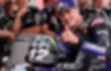 Mavercik Vinales pebalap akamsi di MotoGP 2019 Sirkuit Catalunya, Spanyol (16/6/2019).