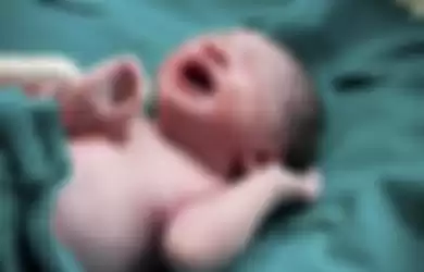 Ilustrasi bayi baru dilahirkan