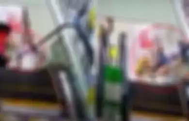 Asyik Main-main di Eskalator, Gadis Ini Tanpa Sadar Hampir Patahkan Lehernya, Videonya Terekam CCTV