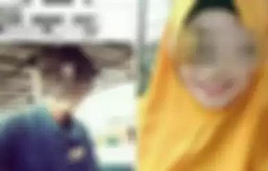 AM (kiri), dilapor ke Mapolres Bulukumba oleh istrinya sendiri bernisial HE, karena diduga telah berselingkuh dengan adik kandungnya sendiri (berhijab kuning).