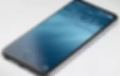 Salah satu mock-up contoh iPhone dengan pemindai sidik jari di bawah layar