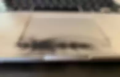 Foto MacBook Pro yang terbakar
