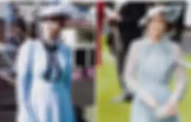 Potret Maia Estianty dan Kate Middleton saat hadir di Royal Ascot.