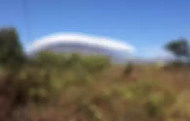 Fenomena topi awan di Gunung Rinjani