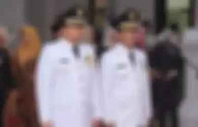 Pelantikan Wali Kota dan Wakil Wali Kota Tangerang, Arief R Wismansyah dan Sachrudin, di Pusat Pemerintahan Provinsi Banten, Rabu (26/12/2018). 