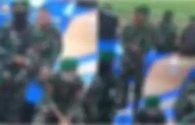 Viral Anggota TNI Jalankan Ibadah Sholat di Tengah Ketegangan Stadion Mattoangin, Videonya Tuai Pujian dari Netizen