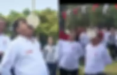 Video Keseruan Menteri Kabinet Kerja Jokowi Lomba Makan Kerupuk,  Pembawa Acara: 'Pak Imam Ayo Pak Imam'