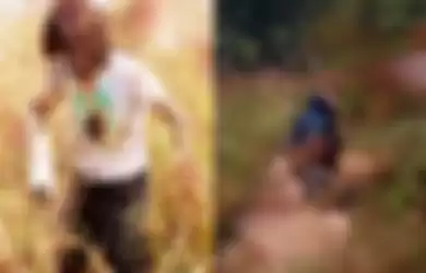 Sengaja Jadi Orang Gila, di Video Ini Rian Pergoki dan Ancam Pukul dengan Kayu 2 Orang yang Sedang Mesum di Semak-semak