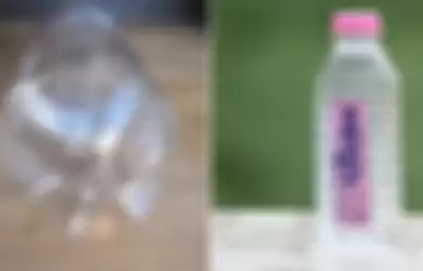 Botol minuma soda dan botol air biasa