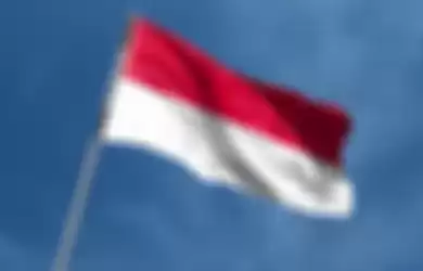 Ilustrasi bendera merah putih.