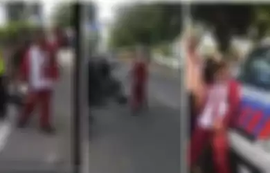 Viral Video Ngamuk Tak Terima Ditilang, Anak SD Ini Justru Tantang Polisi  Hingga Banting Helm