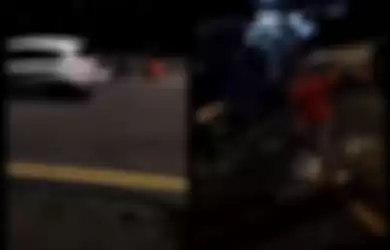 Sekelompok anak mengganggu pengguna jalan dengan menembakkan ketapel ke mobil dan berbaring di tengah jalan