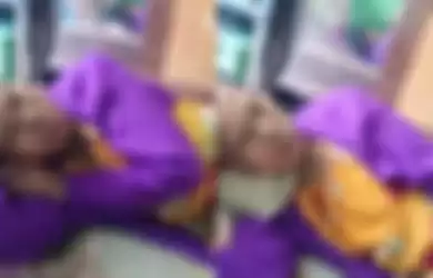 Video viral kepala ibu diinjak anak sendiri, begini akhirnya