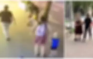 Seorang balita (3) tahun di Georgia, AS diserang tiba-tiba oleh seorang wanita saat sedang jalan santai bersama keluarganya