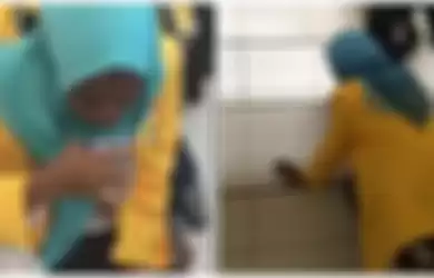 Viral video Ospek di sebuah universitas. Mahasiswa baru disuruh jalan jongkok naik tangga dan minum minuman yang diludahi