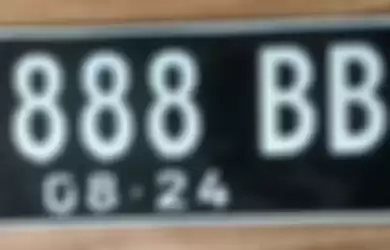 Plat nomor cantik