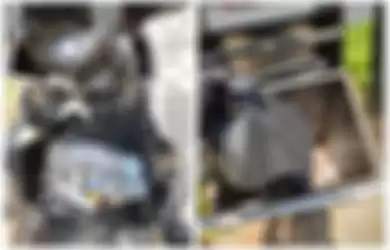 Viral Aksi Driver Gojek yang Peduli Punguti Sampah di Sekitar Sambil Kerja