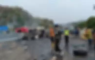 Kecelakaan beruntun di Tol Purbeleunyi