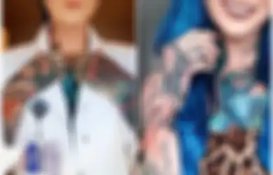 Sarah Gray, Dokter Paling Bertato dan Paling Berwarna di Dunia, Seiringkan Medis dan Seni Tubuh