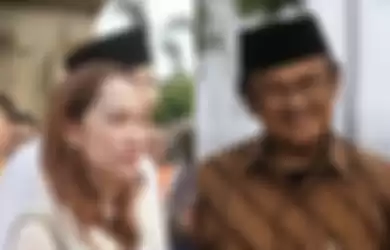 BCL tak henti menangis saat pemakaman BJ Habibie