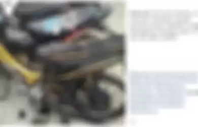 Viral! Video seorang pemuda yang membakar motornya karena tak terima ditilang polisi