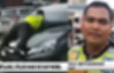 Aksinya 'Menempel' di Kap Mobil yang Melaju Ugal-ugalan hingga 200 Meter Viral, Anggota Polisi Ini Malah Diperingatkan oleh Kapolda