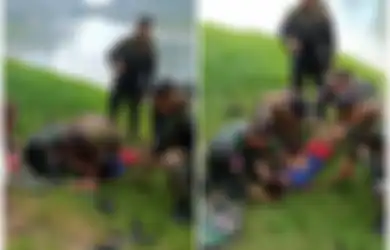 Naluri Bahaya, Prajurit TNI Langsung Lompat ke Sungai Selamatkan Bocah Papua yang Tenggelam