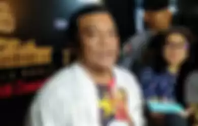 Didi Kempot saat konferensi pers 'Konangan Concert' di Live Space SCBD, Jakarta Selatan, Jumat (20/9/2019).