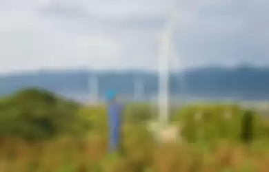 Salah satu lokasi Wind Farm di Tiongkok