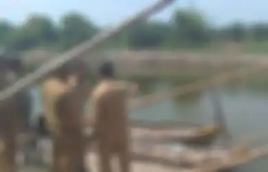 Air Sungai Bengawan Surut, Warga Jawa Timur Temukan Kapal Legendaris Zaman Belanda, 'Ada Tanda Bekas Tembakannya'
