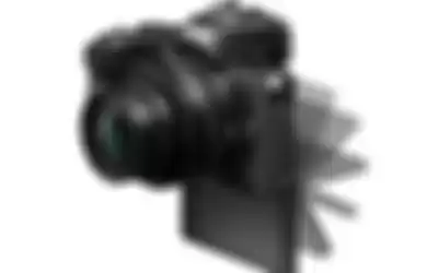 Layar Nikon Z50 dapta digunakan untuk selfie