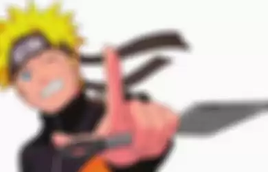 Ilustrasi kunai dalam anime Naruto