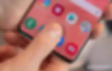 Sensor sidik jari dalam layar milik Samsung
