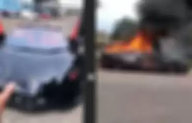 Mesin Overhead jadi Penyebab Mobil Lamborghini Raffi Ahmad Terbakar 