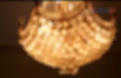 Dekorasi lampu di rumah Mahfud MD
