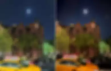 Pixel 4 (kiri) vs iPhone 11 (kanan)