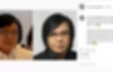Unggahan Instagram Siti Nurbaya terkait fotonya disebut mirip Ari Lasso