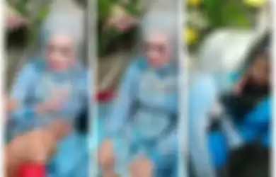 Viral pengantin wanita disentuh pengantin prianya