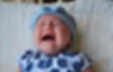 Ilustrasi bayi menangis karena infeksi