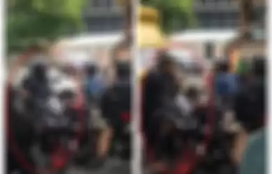 Berasa Jalanan Punya Sendiri! Pria Berpotongan Cepak Pengendara Motor Gede ini Sudah Salah Ditegur Malah Nyolot, Netizen: Udah Jelas Salah Masih Nyolot Aja