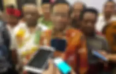 Mahfud MD saat berada di papua.