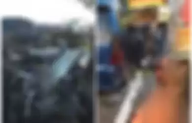 Mobil Remuk Tak Berbentuk Usai Hantam Truk Fuso di Tol Cipali, Satu-satunya Korban Selamat Malah Dirujuk ke RS Sejauh 400 Km dari Lokasi 