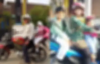 Kisah Aipda Purnomo, Polisi di Lamongan yang Dirikan Jasa Ojek Gratis untuk Antar Jemput Siswa Yatim Piatu