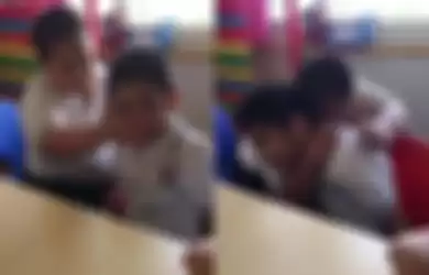 Viral Video Bocah dengan Down Syndrome Tenangkan Bocah dengan Autisme, Warganet: Mereka adalah Malaikat Sesungguhnya