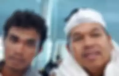 Dedi Mulyadi bersama dengan Ahmad Yani di Bandara Dubai